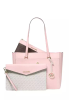 MICHAEL KORS Maisie Large Pebbled Leather 3 in 1 Tote Bag Blush