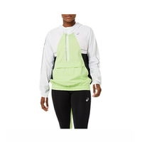 Asics Lite-Show Jacket [2012C365-100] 女 外套 連帽 海外版 運動 路跑 反光 白