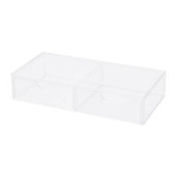 MOJAN 化妝品收納盒附2抽, 25x12 公分