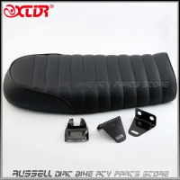 CAFE RACER COMPLETE DOUBLE SEAT Flat Brat Saddle For HONDA CG110 CG125 CB100 CG 125 Vintage Motorcycle