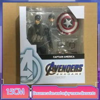 15cm Iron Man Mk85 Black Widow Thanos Figurine Captain America Action Figure Endgame Shf Figure Pvc Statue Model Toys Kids Gifts