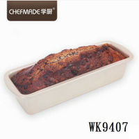 【學廚WK9407-中號磅蛋糕模】土司模 漢堡模 吐司模 金色不沾模 蛋糕模烘焙模具