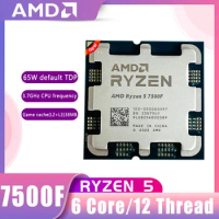 NEW AMD Ryzen 5 7600 R5 7600 3.8GHz 6-Core 12-Thread CPU Processor 5NM  L3=32M 100-000001015 Socket AM5 Without Cooler