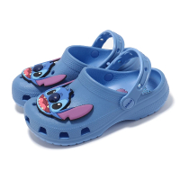 【Crocs】洞洞鞋 Stitch Classic Clog K 中童 氧氣藍 小朋友 經典史迪奇小克駱格 卡駱馳(2094644TB)