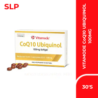 [3 box free 1]Vitamode CoQ10 Ubiquinol 100mg Softgel 30 Softgels Nourish & Beautify Skin Maintain Yo