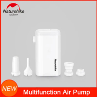 Naturehike-Multifunction Air Compressor Pump, Inflator Deflator, Power Bank, Lamp Lighting, Camp Lantern, Rechargeable