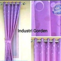 Gorden Jendela Pintu Minimalis 12 Warna Varian Polos Motif Polkadot Tirai Korden Gordyn Hordeng Panj