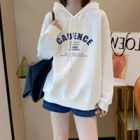 [YOU-T] เสื้อฮู้ด เสื้อแขนยาว หลวม ใส่สบาย 'CADENCE' Printed Hoodie สไตล์ลำลอง M-4XL [COD]