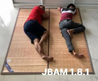 Beauty Tikar Tenun Lipat Bambu Alami / Alas Lantai - Kasur uk 180x200cm 181-Kembang