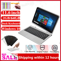 11.6" Tablet PC 2GB DDR+64GB Flexx 11A Windows 10 x5-8300 CPU With Docking Keyboard 1366*768 IPS HDMI-Compatible Dual Cameras