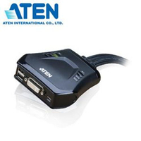 【最高22%回饋 5000點】   ATEN 宏正 CS22D 2埠DVI/USB帶線式KVM 多電腦切換器