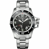 BALL 波爾錶 Engineer Hydrocarbon Hunley 限量版機械腕錶(PM2096B-S1J-BK)-42mm-黑面鋼帶(黑框)【刷卡回饋 分期0利率】【跨店APP下單最高20%點數回饋】