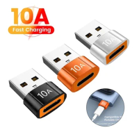 10A OTG USB 3.0 To Type C Adapter USB Female To Type C Male Fast Charging Adapter OTG USB C For Mobile Phone