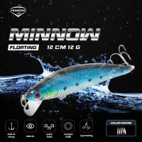 PROBEROS - Umpan Pancing Minnow Floating, Lure Minnow Topmouth Culter 12g/12cm MN024