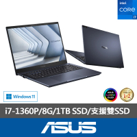 【ASUS 華碩】16吋OLED i7商用筆電(B5602CVN-0021A1360P/i7-1360P/24G/1TB SSD/W11P)