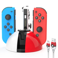 Switch Controller Charging Dock Base For Nintendo Switch Joycon&amp;Switch OLED Controller With USB-C Charging Cable / LED Indicator