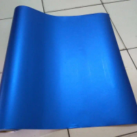STIKER SKOTLET WARNA METALIK BIRU DOF,,,LEBAR 50CM - GEN SHOP