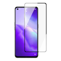 OPPO RENO5保護貼全滿版鋼化玻璃膜高清黑邊鋼化膜保護貼玻璃貼(Reno5保護貼Reno5鋼化膜)