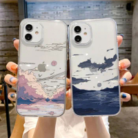 Mountain Forest Cloud Case For Samsung A32 A13 A52 A52S 5G A12 A54 Cover Galaxy S20 S21 FE S23 S22 Ultra S21 Plus TPU Cover
