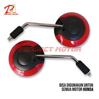 Spion Honda Scoopy Merah - Kaca Spion Motor Honda Universal Kualitas Premium - Fuboru Original MERAH