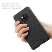 Cloth Cases For Huawei Mate 20 Pro Case Slim Retro Cloth Hard Phone Cover For Huawei Mate 20 Pro LYA-L09 LYA-L29 Coque Capas