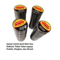 Isolasi Kabel Listrik isi 1 pcs / Electrical Tape Mini / Selotip Murah Meriah 1 Roll