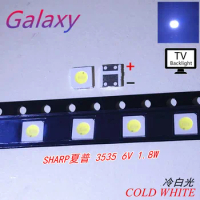 1000pcs SHARP LED backlight LCD TV 3535 3537 LED SMD Lamp bead bead 1.8W 6V 3535 Cold white