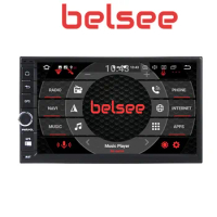 Belsee Best Double Din Head Unit for Android 9.0 Auto Car Stereo 2019 4GB Ram 2 Din 7" Universal Car Radio GPS Navigation System