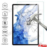 2 Pcs Tempered Glass Tablet Screen Protector 9H Toughened Protective Film For Samsung Galaxy Tab S8 S7 Plus A7 Lite S6 Lite