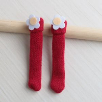 全城熱賣 - 針織門把手保護套冬季單元門入戶門窗戶拉手套防磕碰臥室門把鎖墊紅色小花8個裝