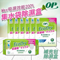 【OP】Ecodry 集水袋除濕盒 雪松清香 究極乾 Max吸濕效能200% 除濕劑 除濕包 除濕袋 吸濕盒 集水補充包