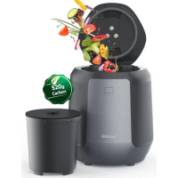 Enboya Electric Composter: 4.2L Large Capacity Odorless Quiet Composter Kitchen Counter Top Food Cycler Machine Electric Compost