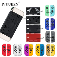 IVYUEEN for Nintendo Switch Console Replacement Housing Shell Cover for NintendoSwitch Joy Con Joycon Front Back Faceplate Case