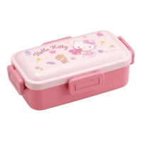 【小禮堂】Hello Kitty 樂扣保鮮盒 - 花束款(平輸品)