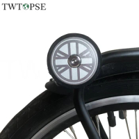 TWTOPSE Bicycle Widen British Flag Easy Wheel For Brompton Folding Bike Titanium Bolt Laser Carve Bicycle Easywheel 3SIXTY 45mm