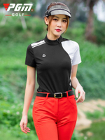 PGM高爾夫球衣服女裝套裝夏季短袖T恤長褲子速干運動上衣2021新品