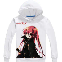 Shakugan no Shana Hoodie Anime Burning-Eyed Shana Cosplay Cartoon Pullover Cute Sweatshirts Japanese