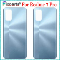 New Cover 6.4"For Oppo Realme 7 Pro Back Housing Back Cover Battery Case For Realme 7Pro RMX2170 Battery Cover Replacement Parts