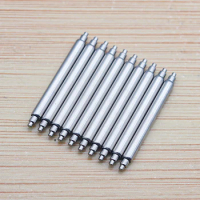 4Pcs 10Pcs Dia 2.5mm Spring Bars Stainless Steel Spring Bar Pin Fits Seiko SKX007 SKX009 Diver Watch Band Watch Case
