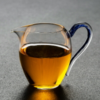 日式玻璃公道杯加厚分茶器茶海功夫茶具零配件耐熱公杯倒茶器