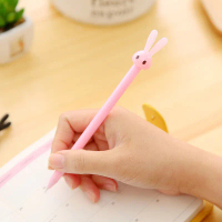 HH- Pulpen Pena Bentuk Karakter Kepala Kelinci Stationery (BELI LOKAL)