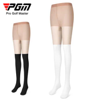 PGM Women's Golf Sunscreen Leggings Sports Socks Summer Lightweight Breathable Spliced Anti Hook Silk Socks WZ023