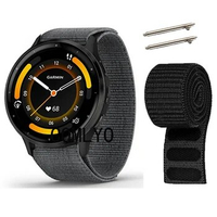NEW For Garmin venu 3 Strap Nylon Watch Band Hook&amp;Look Soft Belt Watchband