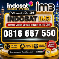 Nomor Cantik Indosat Im3 10 Digit 667 550 Kartu Perdana Support 5G Original