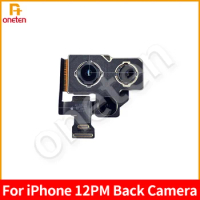 1pcs Back Camera For iphone 12ProMax Back Camera Replace Rear Main Lens Flex Cable Camera Mobile Phone Second Hand Accessories