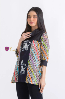 Batik Parisya Fara B00061, Atasan Btik Wanita Blouse Batik Wanita Trendy