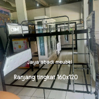 Ranjang tingkat besi 160x120x200 Khusus Jabodetabek