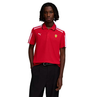 Scuderia Ferrari เสื้อโปโลผู้ชาย สีแดง