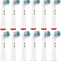 4/8/12/16/20PCS Replacement Brush Heads for Oral-B Braun Electric Toothbrush, Diamond Clean, EB55-X