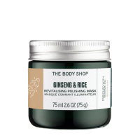 【THE BODY SHOP 美體小舖】漢蔘米糠元氣煥白面膜(75ML / 全新升級版)